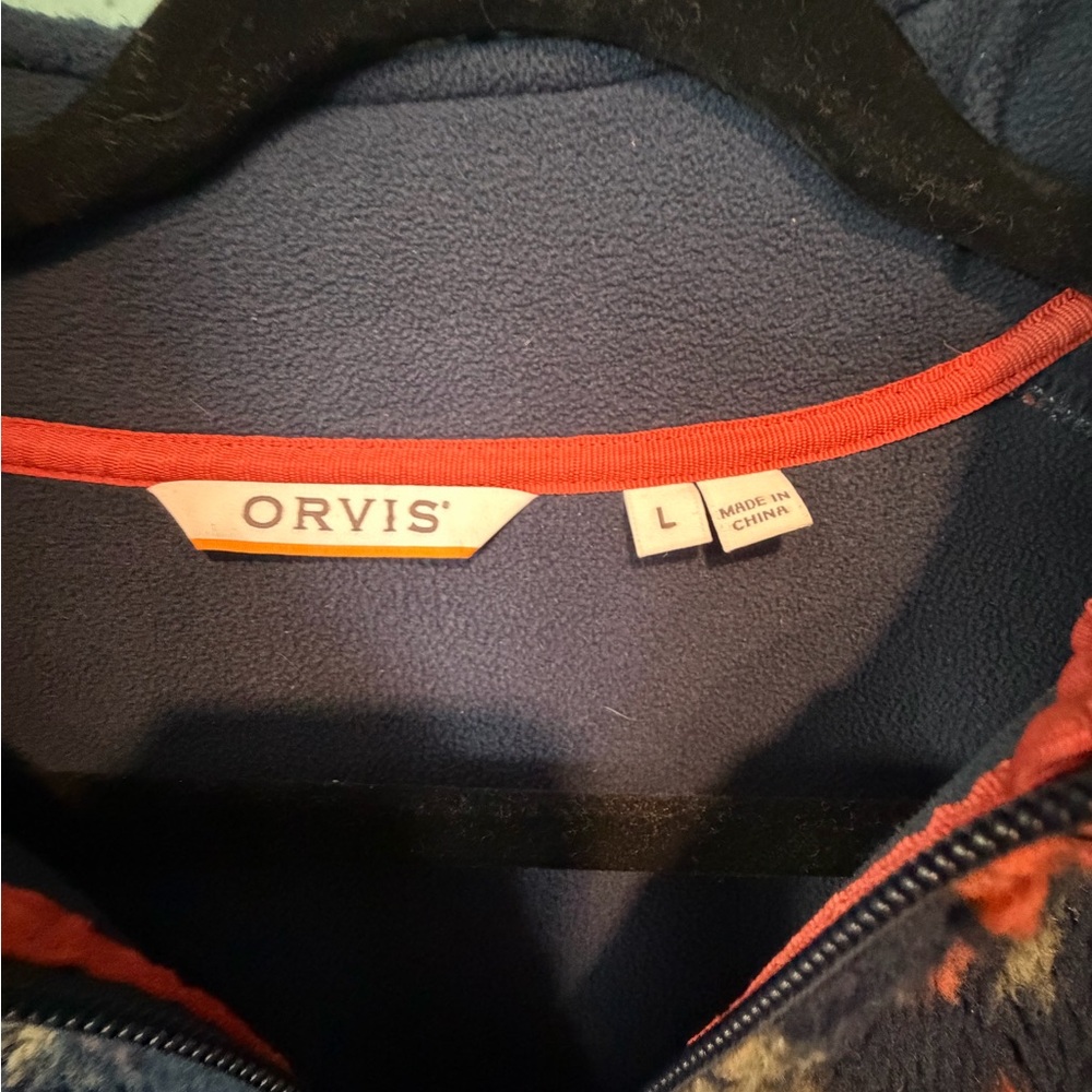 Cozy Patterned Pullover with Half-Zip - image 2